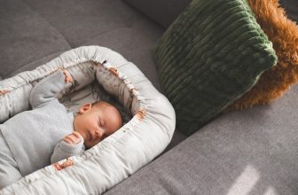 A collection of essential baby products arranged neatly, showcasing items that promote comfort and safety for infants.